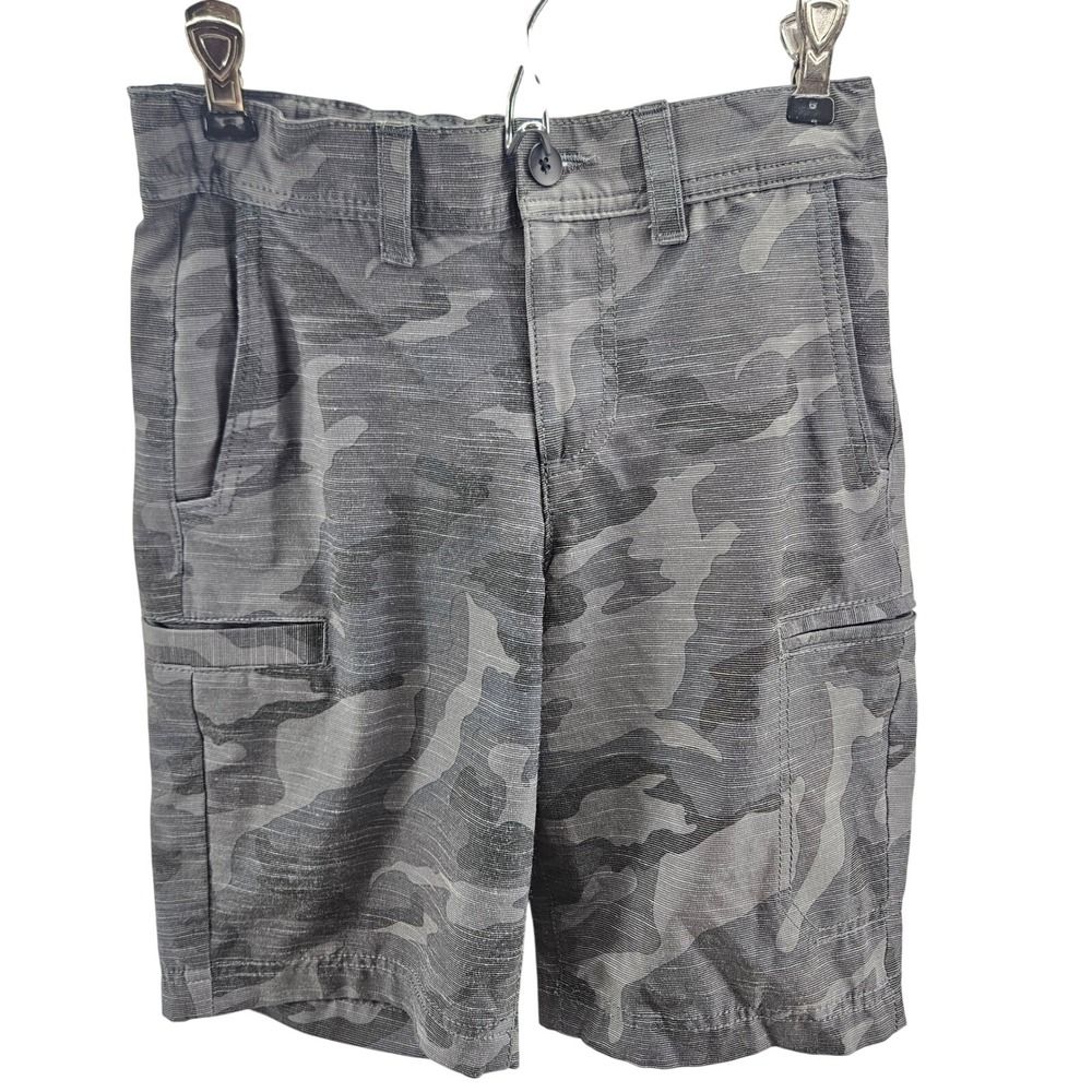 Urban Pipeline Youth Boys Cargo Shorts Camouflage Super Flex Knee Length Size 10